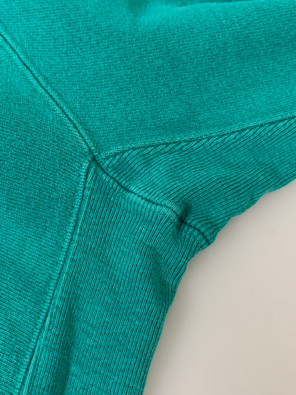 【現状渡し品】【メンズ】 CHAMPION チャンピオン 90'S REVERSE WEAVE SWEATSHIRT POCKET リバースウィーブ スウェットシャツ ポケット 90年代 ヴィンテージ メンズ トップス トレーナー 長袖 146-261002-em-15-min サイズ：XL カラー：ターコイズブルー 万代Net店