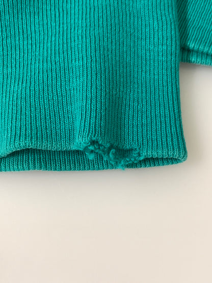 【現状渡し品】【メンズ】 CHAMPION チャンピオン 90'S REVERSE WEAVE SWEATSHIRT POCKET リバースウィーブ スウェットシャツ ポケット 90年代 ヴィンテージ メンズ トップス トレーナー 長袖 146-261002-em-15-min サイズ：XL カラー：ターコイズブルー 万代Net店