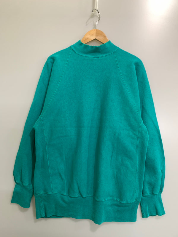 【現状渡し品】【メンズ】 CHAMPION チャンピオン 90'S REVERSE WEAVE SWEATSHIRT POCKET リバースウィーブ スウェットシャツ ポケット 90年代 ヴィンテージ メンズ トップス トレーナー 長袖 146-261002-em-15-min サイズ：XL カラー：ターコイズブルー 万代Net店