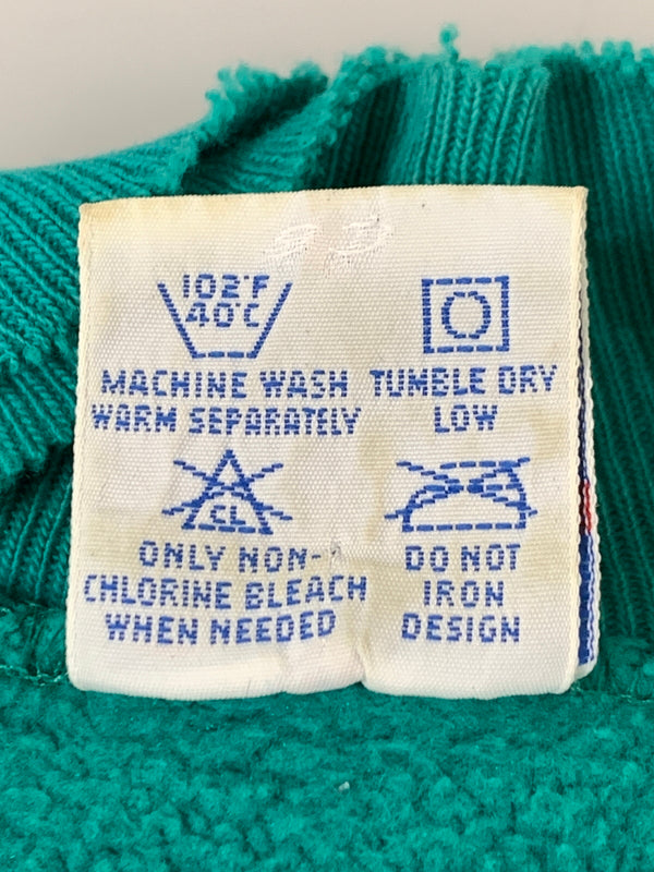 【現状渡し品】【メンズ】 CHAMPION チャンピオン 90'S REVERSE WEAVE SWEATSHIRT POCKET リバースウィーブ スウェットシャツ ポケット 90年代 ヴィンテージ メンズ トップス トレーナー 長袖 146-261002-em-15-min サイズ：XL カラー：ターコイズブルー 万代Net店