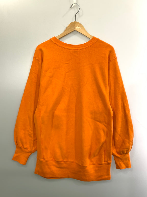 【中古品】【メンズ】 CHAMPION チャンピオン 90's REVERSE WEAVE SWEATSHIRT 90年代 リバースウィーブ スウェットシャツ トップス 146-260930-yn-31-min サイズ：XL カラー：オレンジ 万代Net店