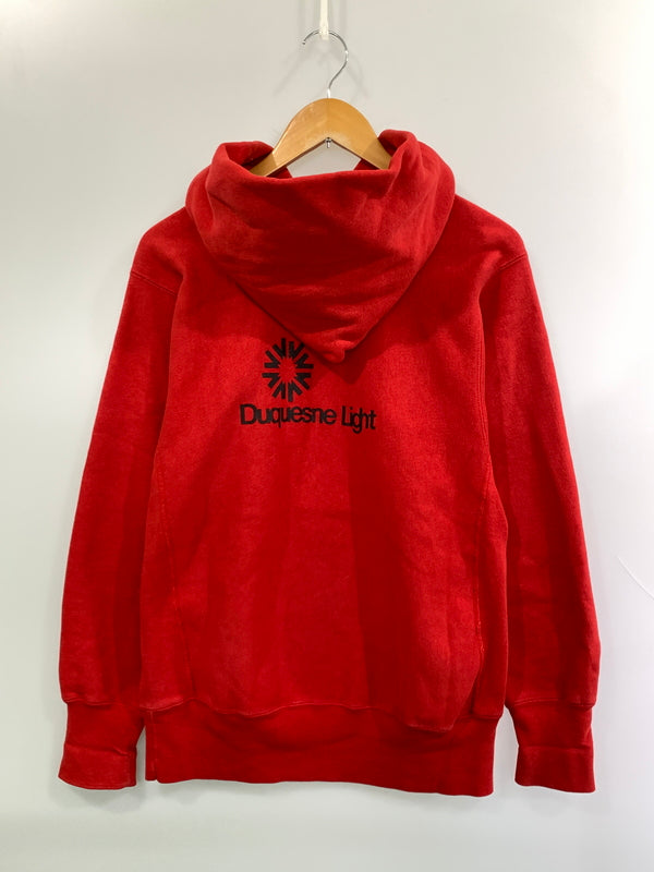 【中古品】【メンズ】 CHAMPION チャンピオン 90's REVERSE WEAVE HOODIE DUQUESNE LIGHT 90年代 リバースウィーブ フーディー パーカー トップス 146-260930-yn-27-min サイズ：M カラー：レッド 万代Net店