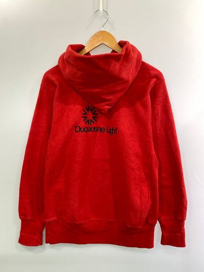 【中古品】【メンズ】 CHAMPION チャンピオン 90's REVERSE WEAVE HOODIE DUQUESNE LIGHT 90年代 リバースウィーブ フーディー パーカー トップス 146-260930-yn-27-min サイズ：M カラー：レッド 万代Net店