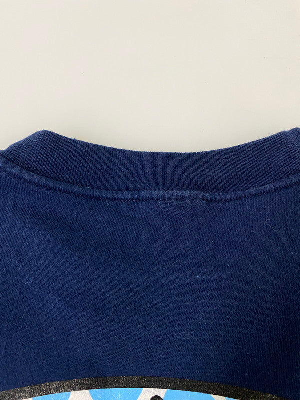 【中古品】【メンズ】 HAAGEN-DAZS ハーゲンダッツ 00'S LOGO TEE ロゴ Ｔシャツ トップス 146-260926-zi-19-min サイズ：Ｍ カラー：ブルー 万代Net店
