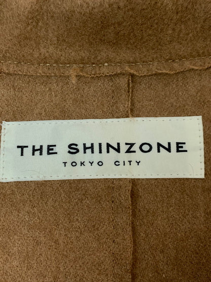 【中古品】【レディース】 THE SHINZONE ザ シンゾーン ピークドラペルジャケット 17AMSC053 ライトアウター 169-260929-hu-07-min サイズ：34 カラー：キャメル系 万代Net店