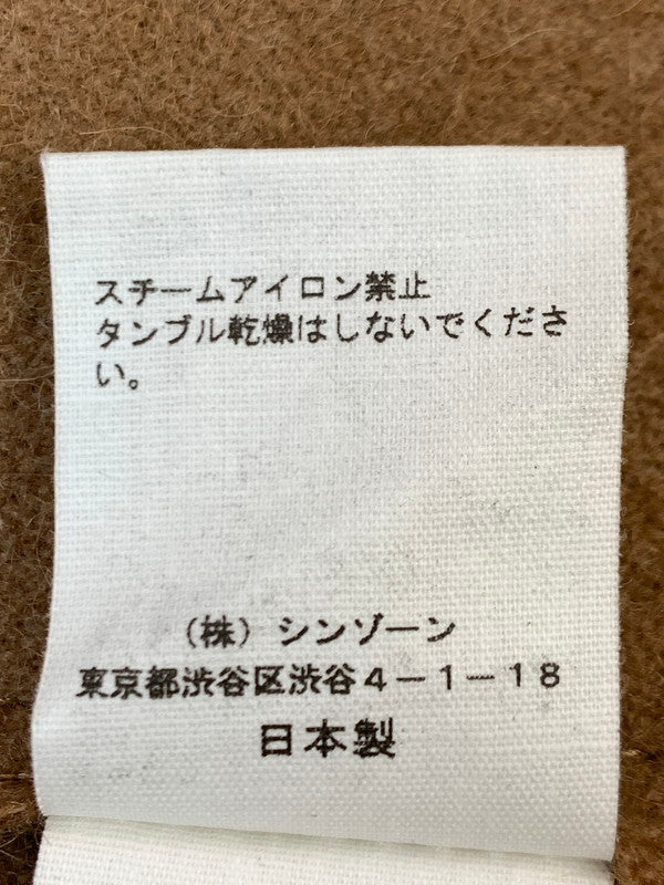 【中古品】【レディース】 THE SHINZONE ザ シンゾーン ピークドラペルジャケット 17AMSC053 ライトアウター 169-260929-hu-07-min サイズ：34 カラー：キャメル系 万代Net店