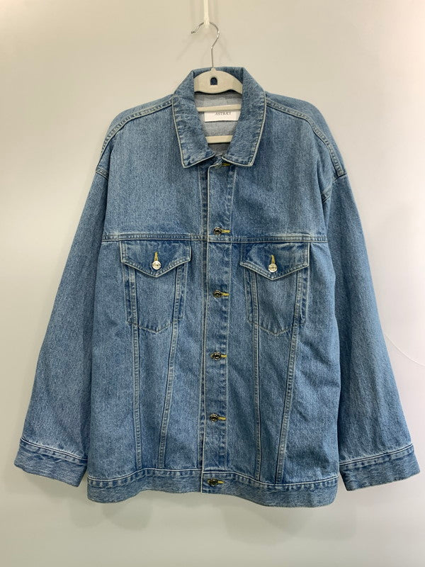 【中古品】【レディース】 ASTRAET アストラエ デニムジャケット 5422-299-0097 Gジャン アウター 169-260929-hu-10-min サイズ：表記なしの為不明 カラー：ライトインディゴ 万代Net店