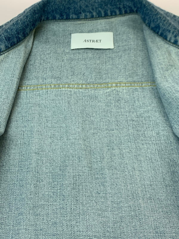【中古品】【レディース】 ASTRAET アストラエ デニムジャケット 5422-299-0097 Gジャン アウター 169-260929-hu-10-min サイズ：表記なしの為不明 カラー：ライトインディゴ 万代Net店