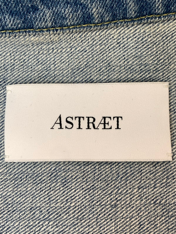 【中古品】【レディース】 ASTRAET アストラエ デニムジャケット 5422-299-0097 Gジャン アウター 169-260929-hu-10-min サイズ：表記なしの為不明 カラー：ライトインディゴ 万代Net店