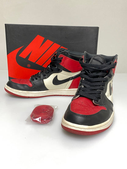 【現状渡し品】【メンズ】 NIKE ナイキ 555088-610 AIR JORDAN 1 RETRO HIGH OG 靴 シューズ スニーカー SNEAKERS 160-260926-zi-33-min サイズ：26.5cm カラー：GYM RED/BLACK-SUMMIT WHITE 万代Net店