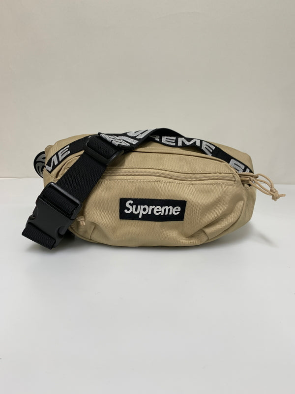 【中古品】【メンズ/レディース】 SUPREME シュプリーム 18SS WAIST BAG ウエスト バッグ ボディバッグ カバン 188-260927-em-47-min カラー：ベージュ系 万代Net店
