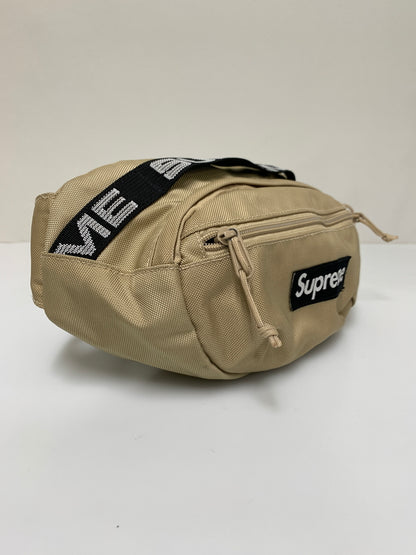 【中古品】【メンズ/レディース】 SUPREME シュプリーム 18SS WAIST BAG ウエスト バッグ ボディバッグ カバン 188-260927-em-47-min カラー：ベージュ系 万代Net店