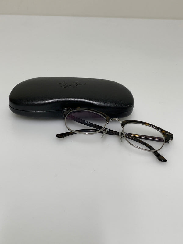 【中古品】【メンズ/レディース】 RAY-BAN レイバン クラブマスター RB5154 メガネフレーム 51□21-145 オプティカルモデル 眼鏡 203-260927-em-45-min カラー：ブラウン系 万代Net店