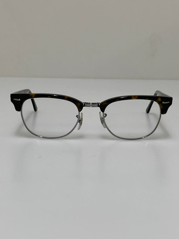 【中古品】【メンズ/レディース】 RAY-BAN レイバン クラブマスター RB5154 メガネフレーム 51□21-145 オプティカルモデル 眼鏡 203-260927-em-45-min カラー：ブラウン系 万代Net店