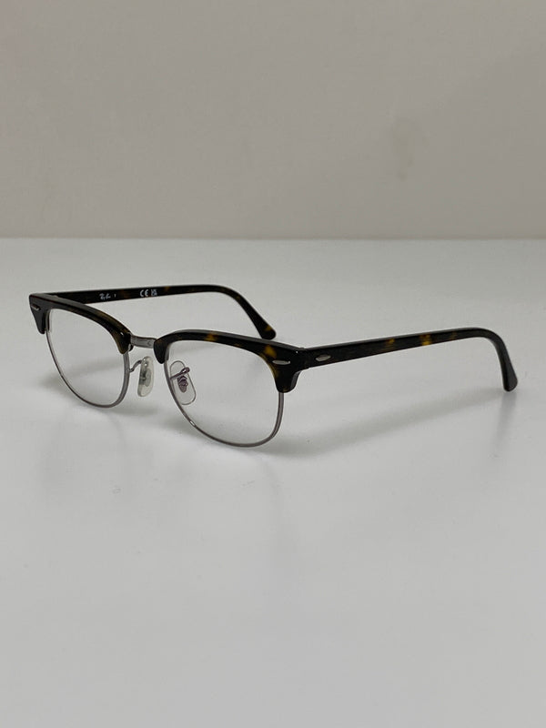 【中古品】【メンズ/レディース】 RAY-BAN レイバン クラブマスター RB5154 メガネフレーム 51□21-145 オプティカルモデル 眼鏡 203-260927-em-45-min カラー：ブラウン系 万代Net店