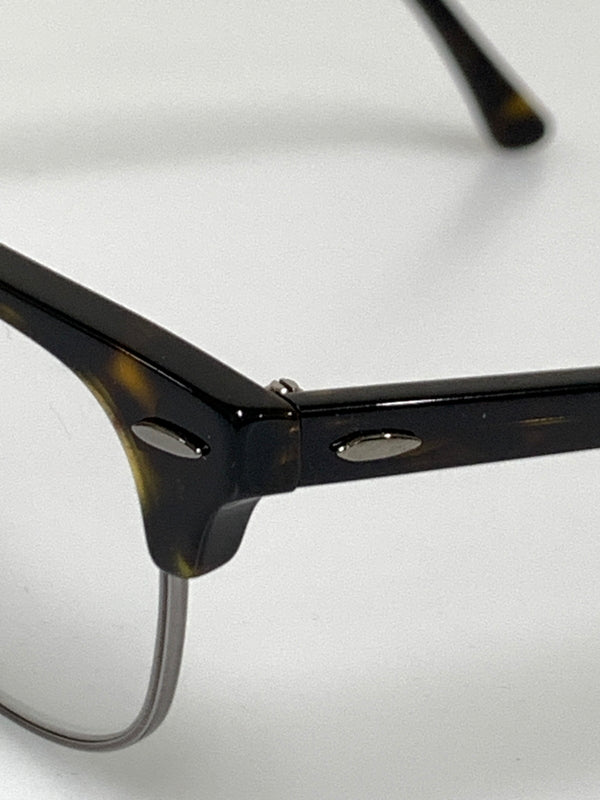 【中古品】【メンズ/レディース】 RAY-BAN レイバン クラブマスター RB5154 メガネフレーム 51□21-145 オプティカルモデル 眼鏡 203-260927-em-45-min カラー：ブラウン系 万代Net店