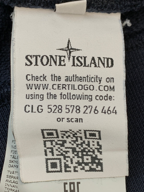 【中古品】【メンズ】 STONE ISLAND ストーンアイランド CREWNECK SWEATSHIRT クルーネック スウェットシャツ トップス トレーナー 141-260929-hu-23-min サイズ：XL カラー：ネイビー（色あせ） 万代Net店