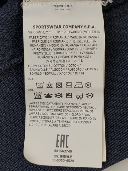 【中古品】【メンズ】 STONE ISLAND ストーンアイランド CREWNECK SWEATSHIRT クルーネック スウェットシャツ トップス トレーナー 141-260929-hu-23-min サイズ：XL カラー：ネイビー（色あせ） 万代Net店