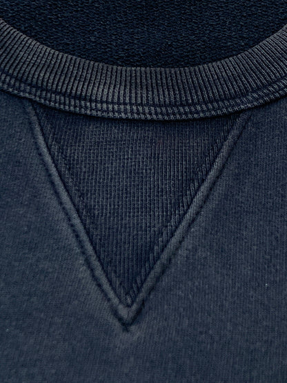 【中古品】【メンズ】 STONE ISLAND ストーンアイランド CREWNECK SWEATSHIRT クルーネック スウェットシャツ トップス トレーナー 141-260929-hu-23-min サイズ：XL カラー：ネイビー（色あせ） 万代Net店