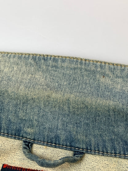 【中古品】【メンズ】 DIESEL ディーゼル DENIM JACKET デニム ジャケット アウター Gジャン 141-260929-hu-17-min サイズ：S カラー：ライトインディゴ 万代Net店