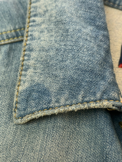 【中古品】【メンズ】 DIESEL ディーゼル DENIM JACKET デニム ジャケット アウター Gジャン 141-260929-hu-17-min サイズ：S カラー：ライトインディゴ 万代Net店