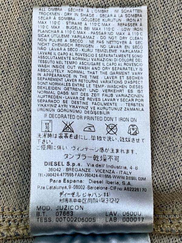 【中古品】【メンズ】 DIESEL ディーゼル DENIM JACKET デニム ジャケット アウター Gジャン 141-260929-hu-17-min サイズ：S カラー：ライトインディゴ 万代Net店