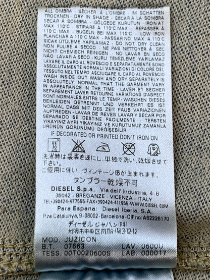 【中古品】【メンズ】 DIESEL ディーゼル DENIM JACKET デニム ジャケット アウター Gジャン 141-260929-hu-17-min サイズ：S カラー：ライトインディゴ 万代Net店