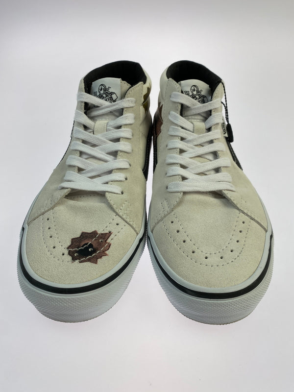 【中古品】【メンズ】 VANS×SUPREME バンズ シュプリーム 22SS ×NATE LOWMAN ×VANS SKATE GROSSO MID ネイト ローマン バンズ スケート グロッソ ミッド スニーカー 靴 シューズ 162-260929-hu-44-min カラー：ホワイト 万代Net店