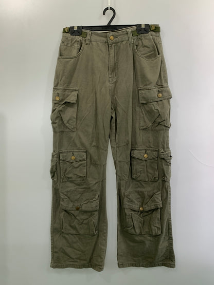 【中古品】【メンズ】 AELFRIC EDEN エルフリック エデン CARGO PANTS カーゴ パンツ ボトムス 142-261027-jt-35-min サイズ：34 カラー：ライトオリーブ 万代Net店