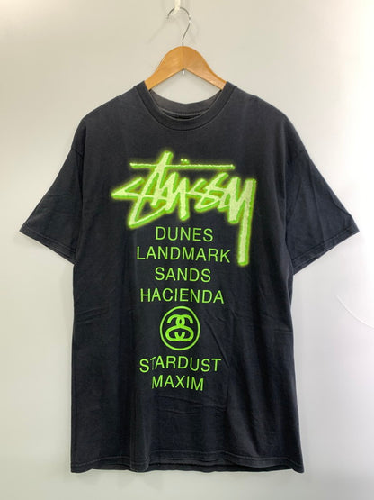 【中古品】【メンズ】 STUSSY ステューシー LAS VEGAS WORLD TOUR TEE ラス べガス ワールド ツアー ティー 半袖 トップス ショートスリーブ 142-260929-hu-09-min サイズ：XL カラー：ネイビー 万代Net店