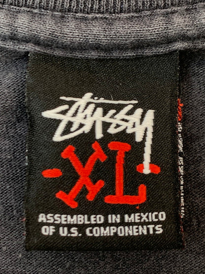 【中古品】【メンズ】 STUSSY ステューシー LAS VEGAS WORLD TOUR TEE ラス べガス ワールド ツアー ティー 半袖 トップス ショートスリーブ 142-260929-hu-09-min サイズ：XL カラー：ネイビー 万代Net店