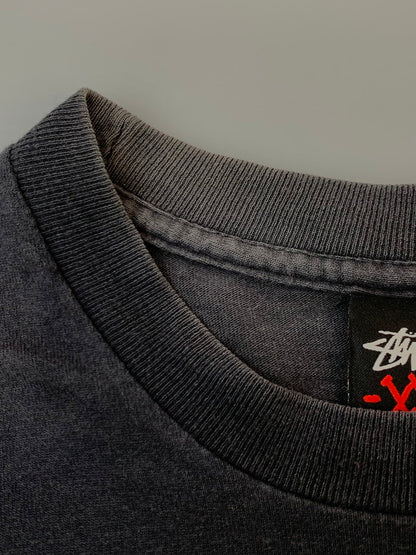 【中古品】【メンズ】 STUSSY ステューシー LAS VEGAS WORLD TOUR TEE ラス べガス ワールド ツアー ティー 半袖 トップス ショートスリーブ 142-260929-hu-09-min サイズ：XL カラー：ネイビー 万代Net店