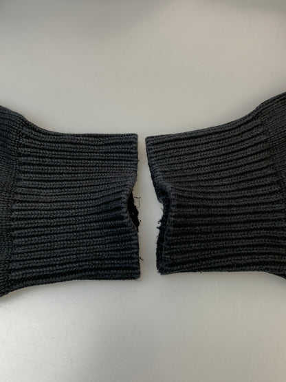 【現状渡し品】【メンズ】 GOOD ENOUGH グッドイナフ 90S ZIP KNIT HOODIE ジップニットフーディ パーカー 142-261003-ta-08-min サイズ：S カラー：ブラック系 万代Net店
