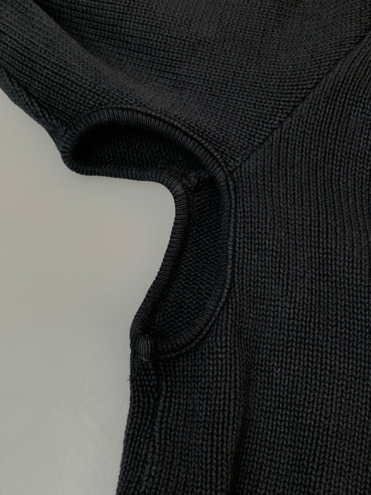 【現状渡し品】【メンズ】 GOOD ENOUGH グッドイナフ 90S ZIP KNIT HOODIE ジップニットフーディ パーカー 142-261003-ta-08-min サイズ：S カラー：ブラック系 万代Net店