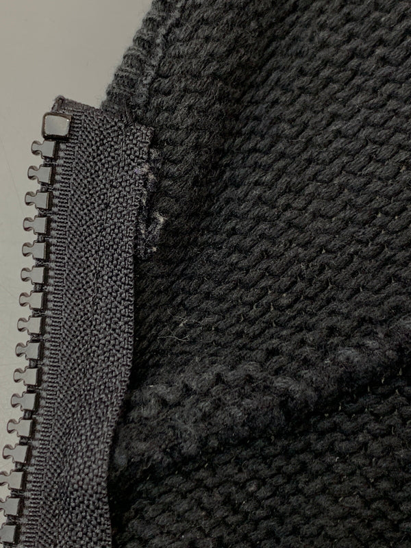 【現状渡し品】【メンズ】 GOOD ENOUGH グッドイナフ 90S ZIP KNIT HOODIE ジップニットフーディ パーカー 142-261003-ta-08-min サイズ：S カラー：ブラック系 万代Net店