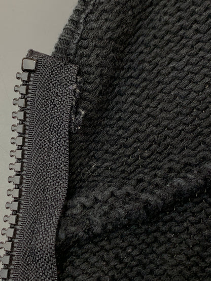 【現状渡し品】【メンズ】 GOOD ENOUGH グッドイナフ 90S ZIP KNIT HOODIE ジップニットフーディ パーカー 142-261003-ta-08-min サイズ：S カラー：ブラック系 万代Net店