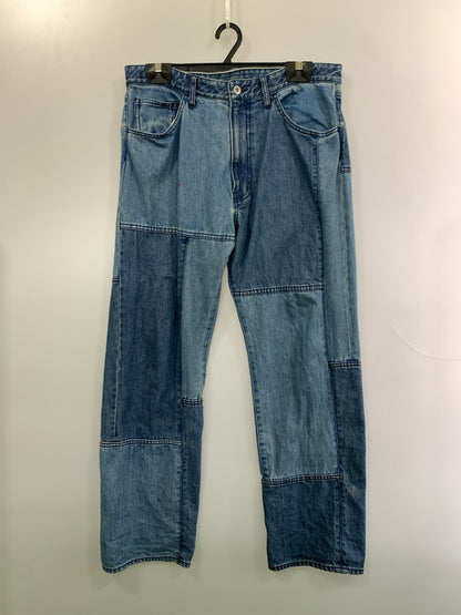 【中古品】【メンズ】 BEAMS ビームス CRAYZY 5 POCKET DENIM PANT クレイジー 5ポケット デニムパンツ ボトムス 158-261027-jt-32-min サイズ：L カラー：インディゴ 万代Net店