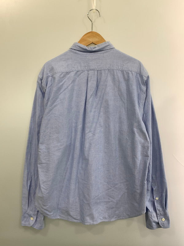 【中古品】【メンズ】 THE REAL MCCOY'S ザリアルマッコイズ BUTTON DOWN SHIRT ボタン ダウン シャツ 長袖 ロングスリーブ 145-260929-hu-05-min サイズ：表記消えのため不明 カラー：ブルー 万代Net店