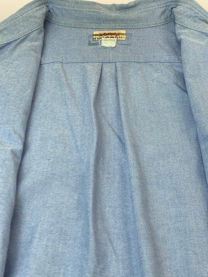 【中古品】【メンズ】 THE REAL MCCOY'S ザリアルマッコイズ BUTTON DOWN SHIRT ボタン ダウン シャツ 長袖 ロングスリーブ 145-260929-hu-05-min サイズ：表記消えのため不明 カラー：ブルー 万代Net店