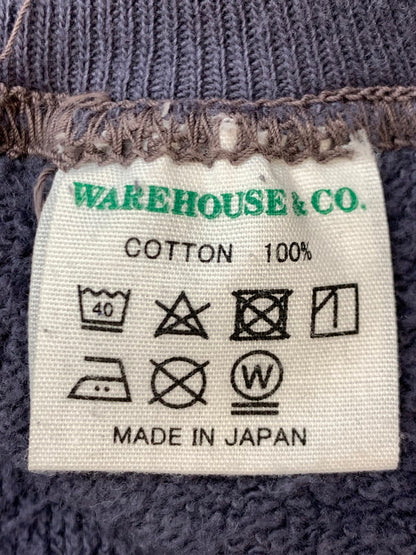 【中古品】【メンズ】 WAREHOUSE ウエアハウス SET IN HOODIE セット イン フーディー パーカー トップス 145-260929-hu-06-min サイズ：44 カラー：ネイビー系（くすみ） 万代Net店