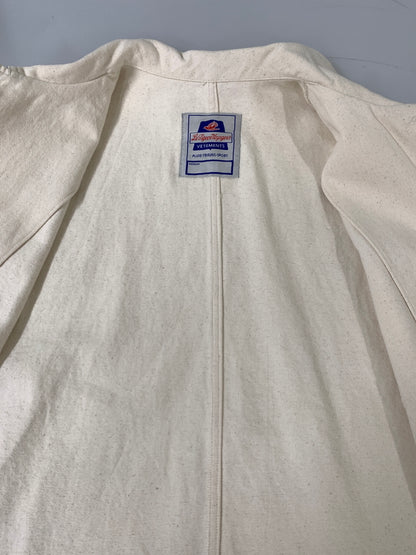 【中古品】【メンズ】 LE PIGEON VOYAGEUR ルピジョンヴォワイヤジュール LONG COVERALLS ロングカバーオール PGA3-25U002 アウター 145-261023-hu-08-min サイズ：L カラー：クリーム色系 万代Net店