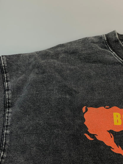【中古品】【メンズ】 MONSTOR TIMES モンスター タイムズ THE 8TH WONDER L S TEE ザ エイス ワンダー ロングスリーブ ティー 25AW MT-010 長袖 Tシャツ トップス 142-260929-hu-11-min サイズ：L カラー：ブラック（色あせ） 万代Net店