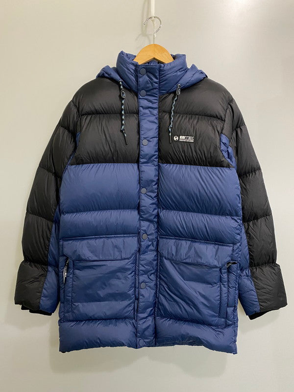 【中古美品】【メンズ】 EDDIE BAUER エディー・バウアー × ASAP ROCKEY エイサップ・ロッキー EBTEK DUCK DOWN エブテック ダック ダウン アウター 144-260926-zi-09-min サイズ：S カラー：ブルー 万代Net店