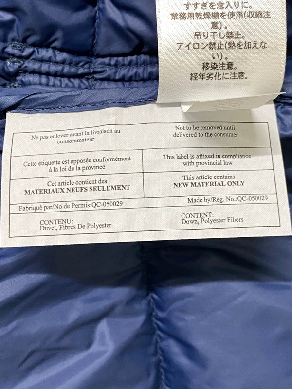 【中古美品】【メンズ】 EDDIE BAUER エディー・バウアー × ASAP ROCKEY エイサップ・ロッキー EBTEK DUCK DOWN エブテック ダック ダウン アウター 144-260926-zi-09-min サイズ：S カラー：ブルー 万代Net店