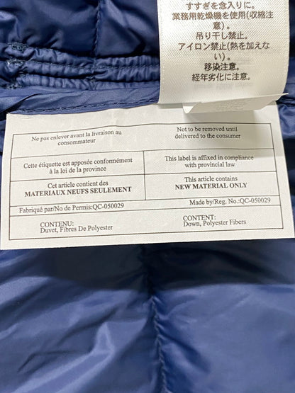 【中古美品】【メンズ】 EDDIE BAUER エディー・バウアー × ASAP ROCKEY エイサップ・ロッキー EBTEK DUCK DOWN エブテック ダック ダウン アウター 144-260926-zi-09-min サイズ：S カラー：ブルー 万代Net店