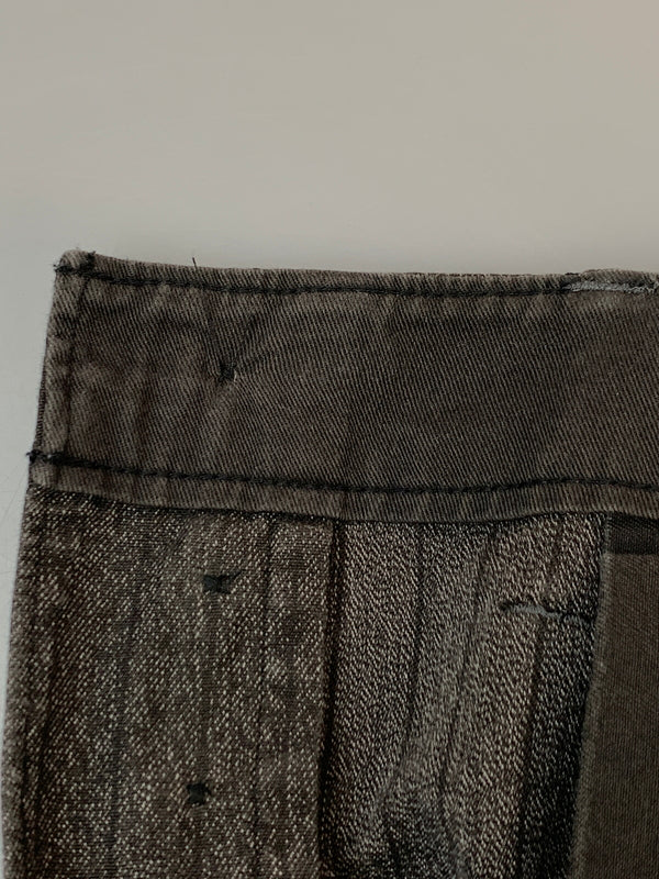 【中古品】【メンズ】 RALPH LAUREN RRL ラルフローレン ダブルアールエル BLACK CHAMBRAY PANTS ブラックシャンブレーパンツ ワークパンツ 157-261003-ta-10-min サイズ：32×30 カラー：グレー系 万代Net店