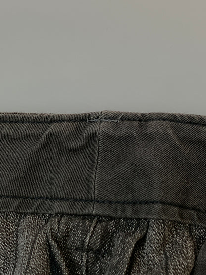 【中古品】【メンズ】 RALPH LAUREN RRL ラルフローレン ダブルアールエル BLACK CHAMBRAY PANTS ブラックシャンブレーパンツ ワークパンツ 157-261003-ta-10-min サイズ：32×30 カラー：グレー系 万代Net店