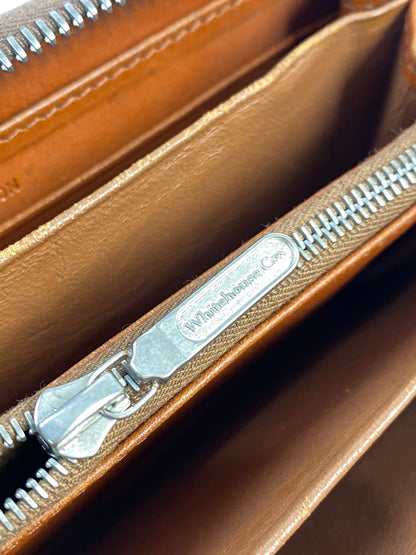 【現状渡し品】【メンズ】 WHITE HOUSE COX ホワイトハウスコックス ラウンドファスナーウォレット 小物 財布 201-260929-hu-41-min カラー：ブラウン 万代Net店