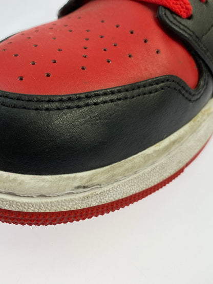 【中古品】【メンズ】 NIKE ナイキ AIR JORDAN 1 MID エア ジョーダン ワン ミッド DQ8426-060 靴 シューズ スニーカー 160-260929-hu-24-min カラー：ブラック/レッド 万代Net店