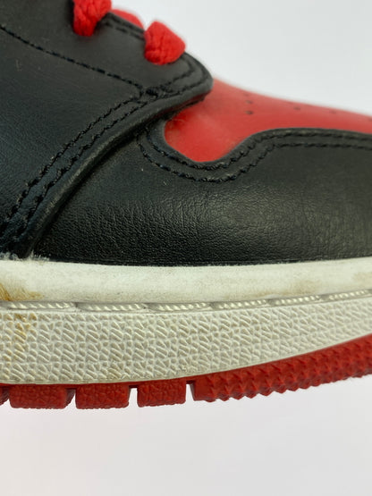 【中古品】【メンズ】 NIKE ナイキ AIR JORDAN 1 MID エア ジョーダン ワン ミッド DQ8426-060 靴 シューズ スニーカー 160-260929-hu-24-min カラー：ブラック/レッド 万代Net店